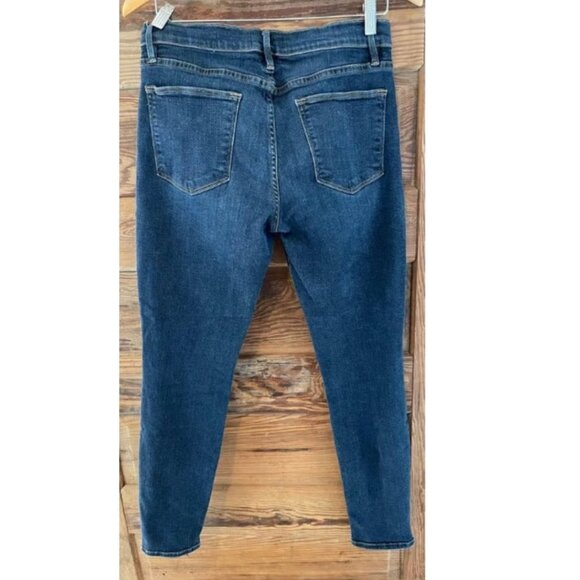 Frame Denim Le High Rise Skinny Jean Dark Harvard Wash Women's size 29 - Picture 4 of 5